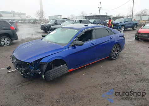 2023 Hyundai Elantra N z USA, uszkodzony, nr VIN KMHLW4AK3PU011494